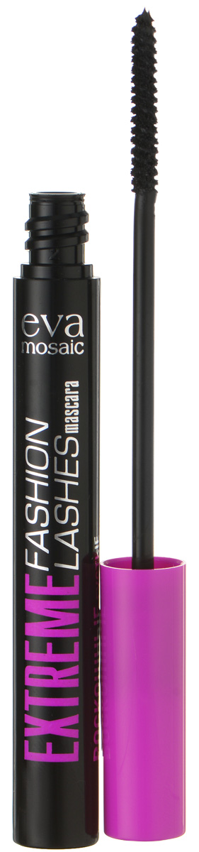 Eva Mosaic Тушь для ресниц Extreme Fashion Lashes для объема и удлинения, 6 мл, Черная1301207 Eva Mosaic Тушь для ресниц Extreme Fashion Lashes для объема и удлинения, 6 мл, Черная1301207Удлиняющая тушь для самых длинных и самых модных ресниц! - имеет легкую кремовую текстуру - удлиняет, подкручивает и фиксирует изгиб - один оттенок - насыщенный черный Жесткая щеточка-расческа цилиндрической формы из полого волокна диаметром 0,1 мм идеально подходит для недлинных, прямых ресниц, так как благодаря своему небольшому диаметру - всего 4,5 мм - идеально и тщательно прокрашивает и разделяет их.