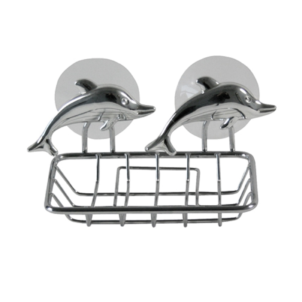 Мыльница Top Star Silver Dolphin, подвесная, на присосках291319 Мыльница Top Star Silver Dolphin, подвесная, на присосках291319Настенная мыльница Top Star Silver Dolphin изготовлена из высококачественной хромированной стали. Устойчива к коррозии в условиях высокой влажности в ванной комнате. Крепится к стене на двух присосках (входят в комплект). Такая мыльница притягивает взгляд и прекрасно подойдет к интерьеру ванной комнаты.
