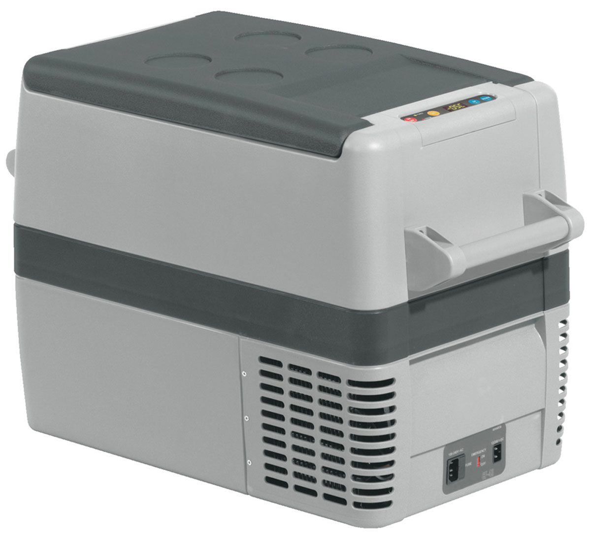 Waeco CoolFreeze CF-40 АС автохолодильник компрессорный 37 лCF-40АС Waeco CoolFreeze CF-40 АС автохолодильник компрессорный 37 лCF-40АСАвтомобильный компрессорный холодильник Waeco CoolFreeze CF-40 АС предназначен для эксплуатации на отдыхе, в походах или путешествиях. Он оснащен уникальным маленьким герметичным компрессором переменного тока. Производителем также предусмотрена специальная защитная система от перепадов напряжения. Автомобильные холодильники от компании Waeco эффективно работают в любое время года, практичны и удобны в эксплуатации, а также отличаются прочностью и долговечностью. Быстрое охлаждение 3-х ступенчатое защитное реле Внутреннее освещение Съемная крышка Охлаждение: от +10 до -18°С Вынимающаяся корзина