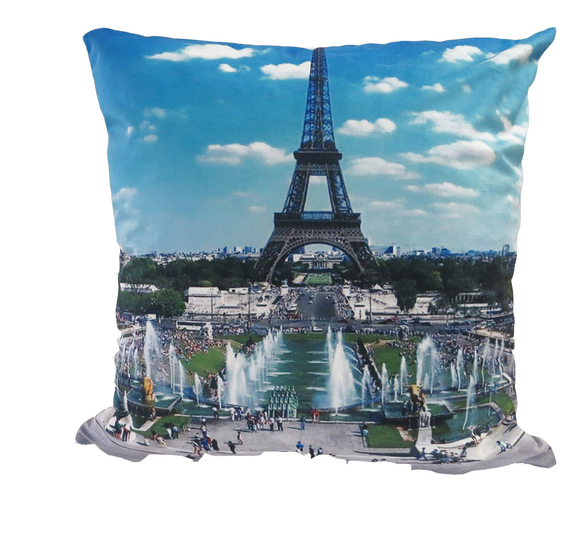 Подушка декоративная Unison 3D Paris, цвет: голубой, 45 х 45 см276228 Подушка декоративная Unison 3D Paris, цвет: голубой, 45 х 45 см276228Подушки с эффектом фото-принт ТМ«UNISON» это именно то, что вы искали. Коллекция разработана авторской немецкой дизайн-студией интерьеров «Eingebung», принты, полностью передают все очарование настоящих фотографий при помощи современных технологий; Подушка с силиконовым наполнителем невероятно мягкая, при этом, чем больше ее взбиваешь, тем пушистее и выше она будет. Кроме того, данный непременный атрибут для спальни обладает другими не менее важными достоинствами: Согласно мнению многих врачей, силиконовая подушка мгновенно восстанавливает свою форму, поэтому она является настоящей находкой для полноценного и здорового сна. Такое наполнение не сбивается в комки, замечательно пропускает воздух, а также прекрасно держит свою форму и может использоваться длительное время. Изделие — гипоалергенно, в связи с этим оно сможет прекрасно использоваться в качестве постельной принадлежности для маленьких детей. Еще одно преимущество — это доступная цена, стоимость таких подушек на порядок ниже,...