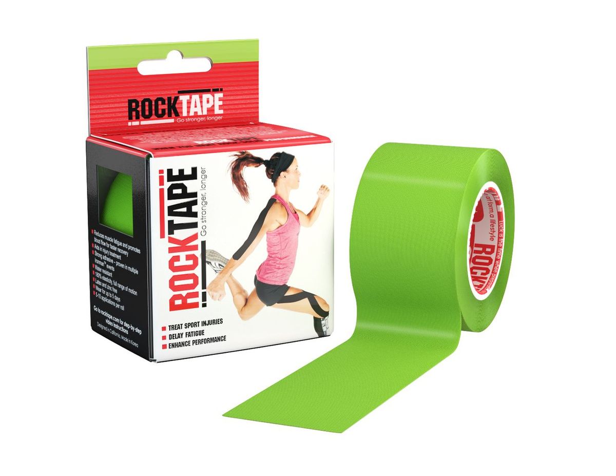 Кинезиотейп Rocktape Classic, цвет: светло-зеленый, 5 x 500 смAP02013 Кинезиотейп Rocktape Classic, цвет: светло-зеленый, 5 x 500 смAP02013Кинезиотейп Rocktape Classic, выполненный из хлопка и нейлона, предназначен для снятия отеков и рассасывания гематом. Уменьшает мышечную усталость и способствует притоку крови для более быстрого восстановления. Изделие имеет плотную волнообразную структуру ткани. Не содержит латекса и цинка, водостойкий. Кинезиотейп носится до 5 дней, не теряя своих свойств. 180% эластичности.