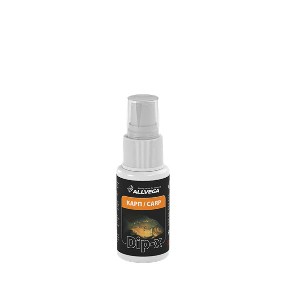 Ароматизатор-спрей ALLVEGA Dip-X Carp - КАРП, 50 мл. 5263152631 Ароматизатор-спрей ALLVEGA Dip-X Carp - КАРП, 50 мл. 5263152631Это серия высококонцентрированных растворов с различными запахами в виде спрея, предназначенных для быстрой ароматизации различных наживок и приманок, в том числе искусственных. Широкий ассортимент запахов позволяет выбрать оптимальный вариант в любой ситуации.