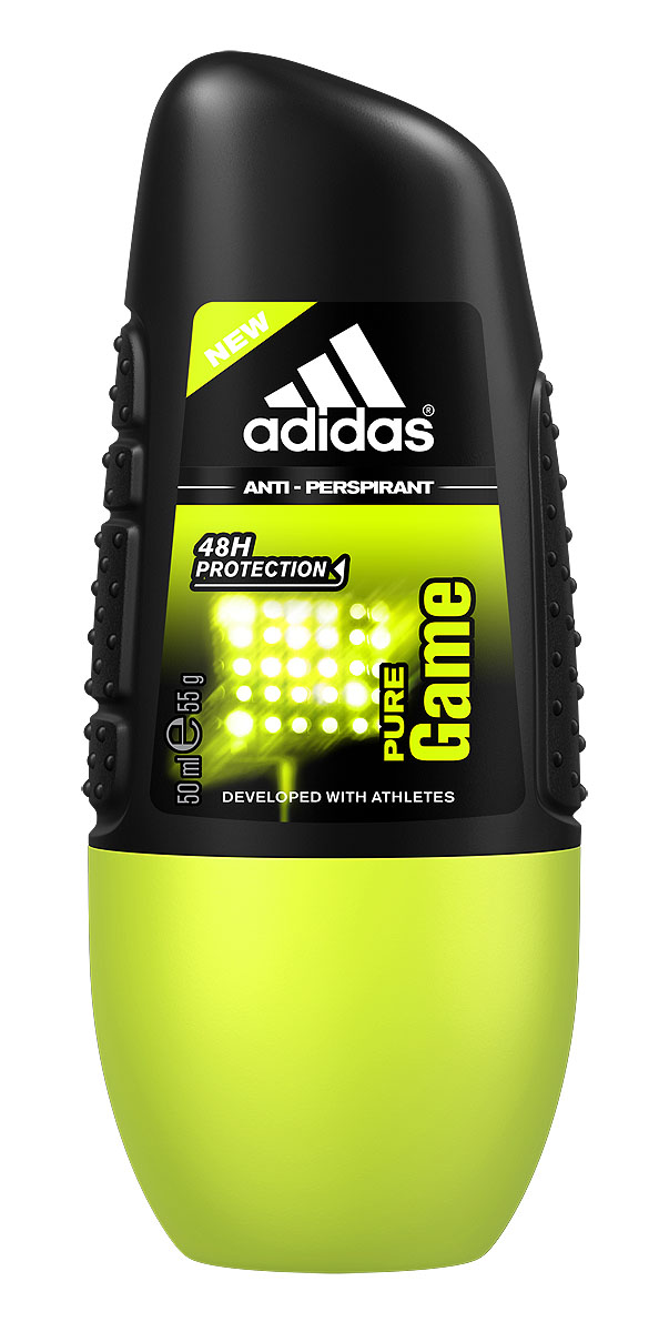 Adidas Дезодорант-антиперспирант ролик Pure Game Anti-Perspirant Roll-On, мужской, 50 мл34000925265/3607347411055 Adidas Дезодорант-антиперспирант ролик Pure Game Anti-Perspirant Roll-On, мужской, 50 мл34000925265/3607347411055Для активных целеустремленных мужчин.