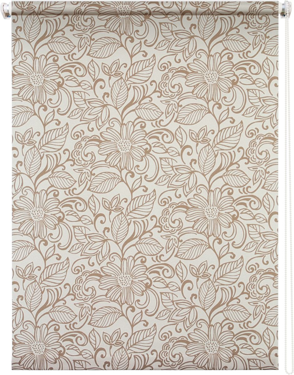 Штора рулонная Уют Ажур, цвет: коричневый, 100 х 175 см62.РШТО.8964.100х175 Штора рулонная Уют Ажур, цвет: коричневый, 100 х 175 см62.РШТО.8964.100х175Штора рулонная Уют Ажур выполнена из прочного полиэстера с обработкой специальным составом, отталкивающим пыль. Ткань не выцветает, обладает отличной цветоустойчивостью и светонепроницаемостью. Штора закрывает не весь оконный проем, а непосредственно само стекло и может фиксироваться в любом положении. Она быстро убирается и надежно защищает от посторонних взглядов. Компактность помогает сэкономить пространство. Универсальная конструкция позволяет крепить штору на раму без сверления, также можно монтировать на стену, потолок, створки, в проем, ниши, на деревянные или пластиковые рамы. В комплект входят регулируемые установочные кронштейны и набор для боковой фиксации шторы. Возможна установка с управлением цепочкой как справа, так и слева. Изделие при желании можно самостоятельно уменьшить. Такая штора станет прекрасным элементом декора окна и гармонично впишется в интерьер любого помещения.