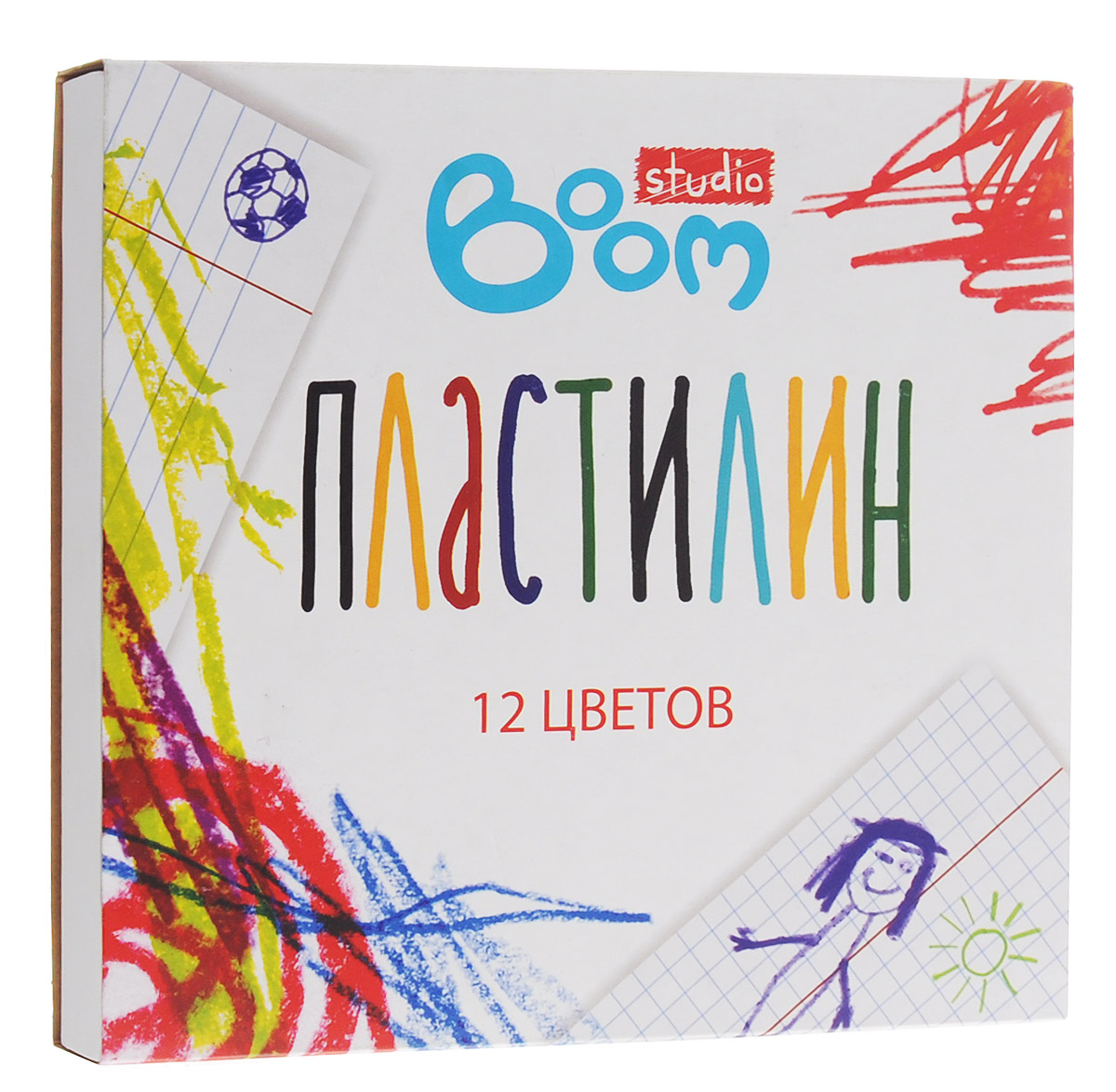 Boom Пластилин Studio 12 цветов72523WD Boom Пластилин Studio 12 цветов72523WDПластилин Boom Studio, предназначенный для лепки и моделирования, поможет ребенку развить творческие способности, воображение и мелкую моторику рук. У пластилина отличные пластичные свойства - хорошо размягчается, не липнет к рукам, имеет яркие сочные цвета. Пластилин безопасен для здоровья при использовании по назначению.В наборе 12 цветов.