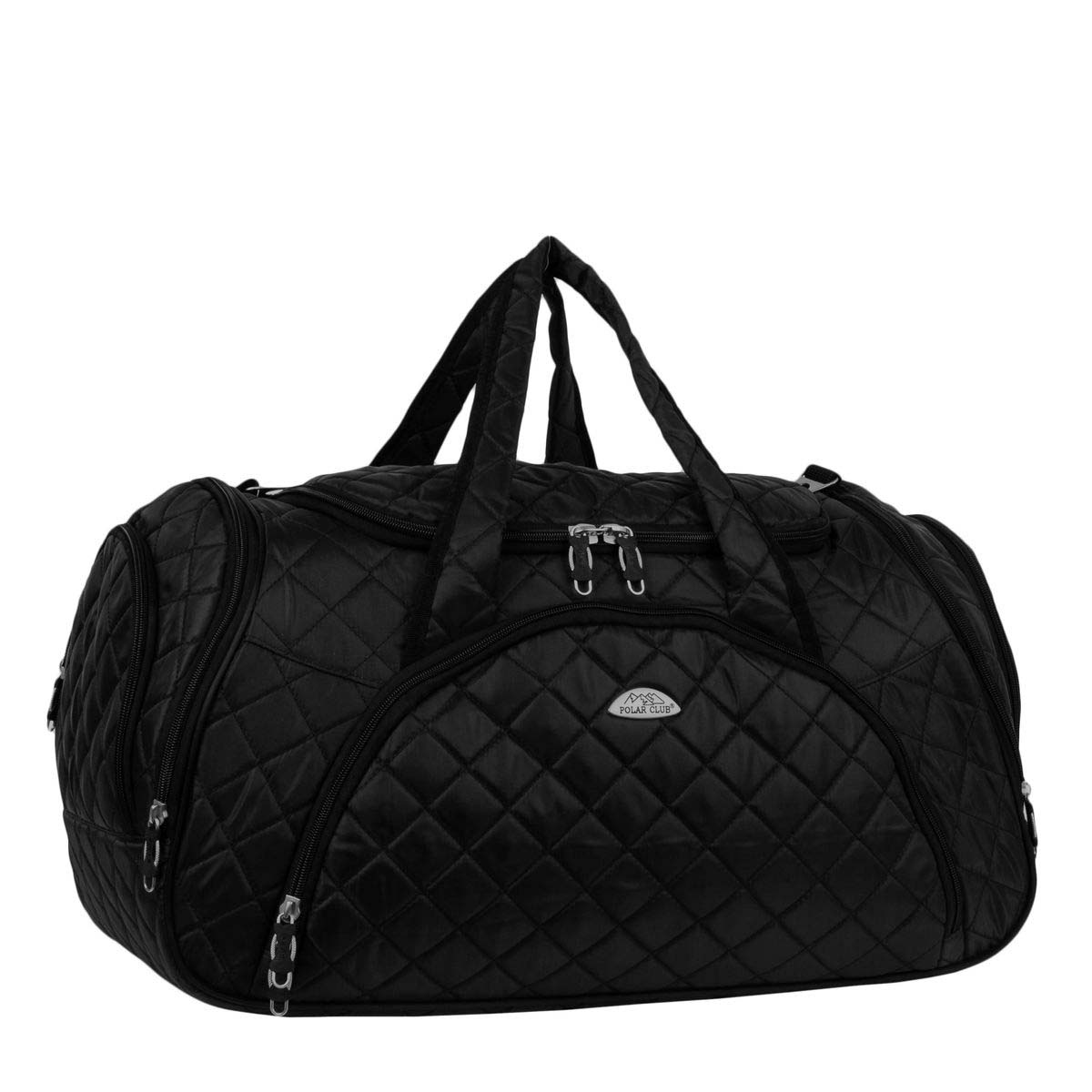 Сумка дорожная Polar, 35 л, цвет: черный. 70697069 Сумка дорожная Polar, 35 л, цвет: черный. 70697069Вместительная и удобная дорожная сумка Polar . Основное отделение закрывается на молнию. Один из боковых карманов предназначен для обуви, мокрых вещей. Дополнительно снаружи большой карман на молнии спереди сумки и небольшие карманы по бокам. Сумка имеет мягкую конструкцию. В комплекте регулируемый съемный плечевой ремень.