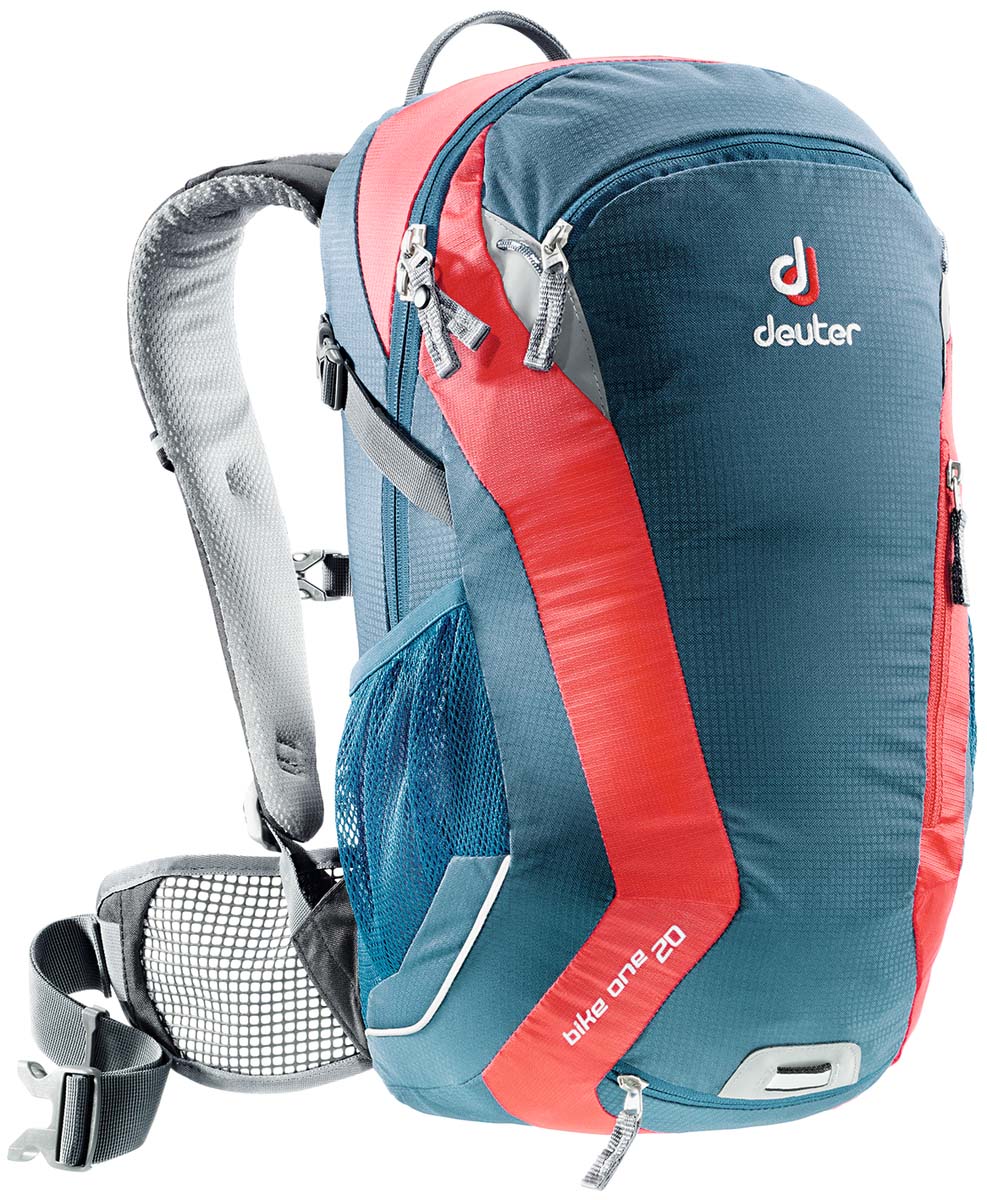 Рюкзак спортивный Deuter Bike One 20, цвет: голубой, серый, красный, 20 лRivaCase 7560 grey Рюкзак спортивный Deuter Bike One 20, цвет: голубой, серый, красный, 20 лRivaCase 7560 greyКлассический рюкзак идеально подходит для людей, предпочитающих вело-прогулки.Особенности Deuter Bike One 20: съёмный держатель для шлемакомпрессионые ремнинаружние карманыдва внутренних карманабоковые сетчатые карманыкарман для влажной одеждыотражатели 3Mфиксаторы для питьевой системынабедренный пояс с сетчатыми крыльямианатомические плечевые лямкипетля для крепления ночного габаритного фонарика Safety Blinkчехол от дождяРазмеры: 50 x 26 x 20 см