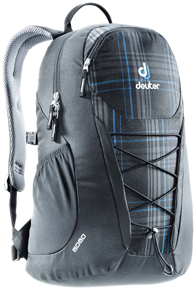 Рюкзак Deuter Gogo, цвет: серый, 25 лRU-417-1 Рюкзак /4 черный - желтый Рюкзак Deuter Gogo, цвет: серый, 25 лRU-417-1 Рюкзак /4 черный - желтыйПредставляем обновленный, обтекаемый, с техническим дизайном рюкзак Deuter Gogo для школы, офиса и на каждый день. В нем сохранились все практичные опции, и добавилась новая комфортная подвесная система.Особенности: - спинка Airstripes для великолепной вентиляции;- очень комфортные, эргономичные, мягкие плечевые лямки;- легкий доступ в основное отделение через двухходовую U-образную молнию;- передний карман на молнии с карабином для ключей;- эластичные боковые карманы;- нагрудный ремешок с плавной регулировкой;- сменный поясной ремень;- главное отделение размером папки для бумаг;- отделение для документов;- эластичный корд на фронтальной части рюкзака;- внутренний карман для ценных вещей.Вес: 590 г.Объем: 25 л.Размеры: 46 x 30 x 21 см.Материал: Super-Polytex.