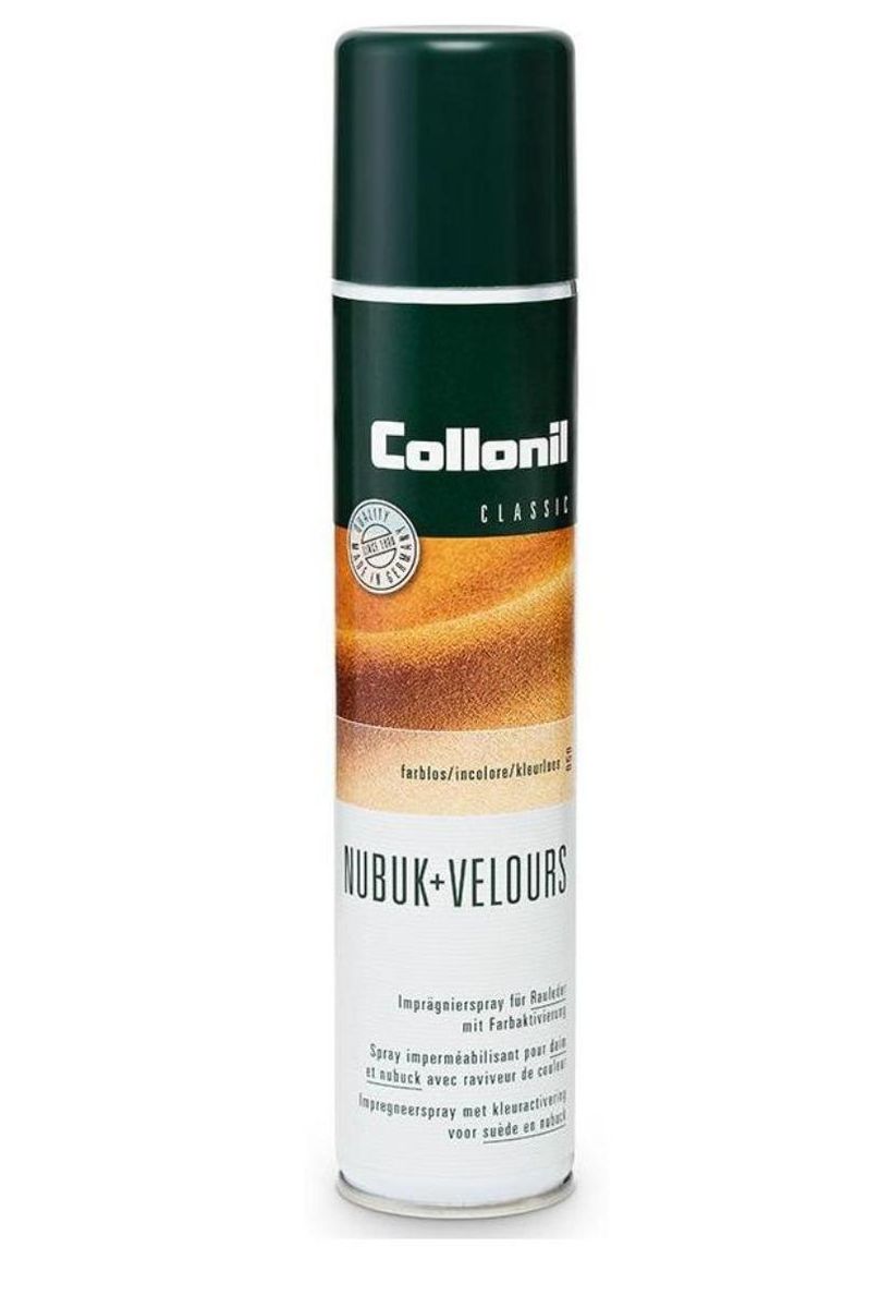 Спрей для замши, велюра, нубука Collonil Nubuk+Velours, цвет: 729 темно-серый, 200 мл1592 729 Спрей для замши, велюра, нубука Collonil Nubuk+Velours, цвет: 729 темно-серый, 200 мл1592 729Аэрозоль для ухода за изделиями из замши. Удаляет пятна, отталкивает жир и грязь. Бесцветный: пропитка на основе фтора, уход и удаление пятен. Цветной: интенсивное обновление цвета, пропитка и уход за кожей. Уважаемые клиенты! Обращаем ваше внимание на ассортимент в цветовом дизайне товара. Поставка осуществляется в зависимости от наличия на складе.