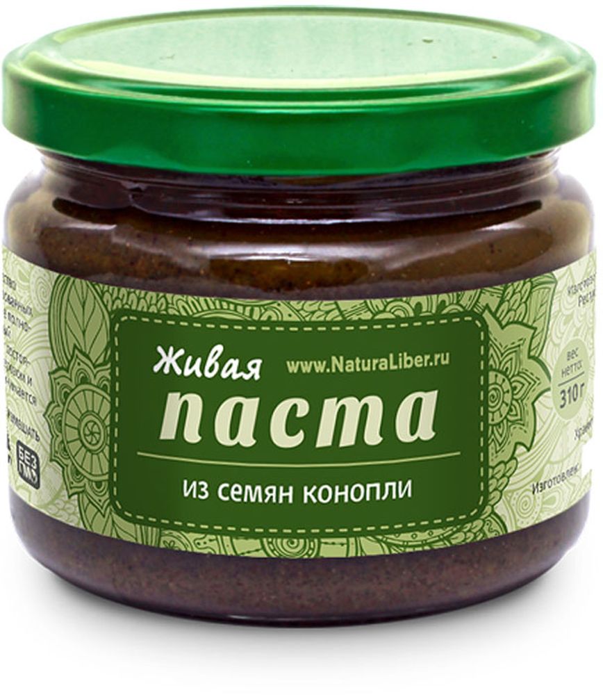 NaturaLiber паста из семян конопли, 225 г00-00000129 NaturaLiber паста из семян конопли, 225 г00-00000129Особенность этих паст в том, что они RAW, то есть подходят абсолютно всем, даже сыроедам. Орешки не подвергаются тепловой обработке в процессе производства. Получают саму пасту путем перетирания орехов или семян до состояния маслянистой пасты. Кстати, если вы не знали, это национальный дагестанский продукт! Приготовить их дома практически невозможно. Если перетирать орешки и семечки с помощью блендера или кофемолки, то их мощности вряд ли хватит, чтобы получилась нужная масляная консистенция. Проще купить готовый урбеч. Ищите в магазинах, которые продают органическую продукцию или в лавках для сыроедов и веганов.