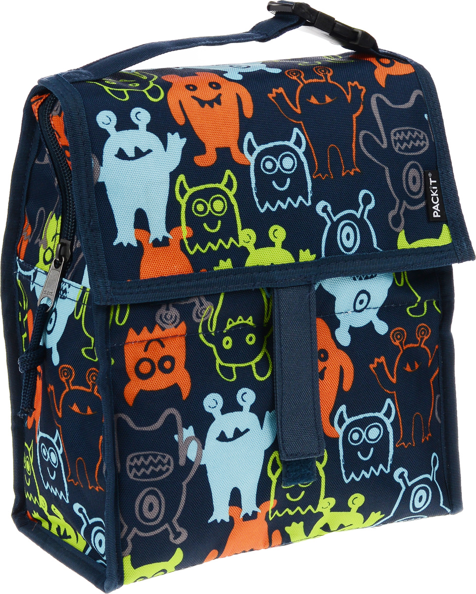 Сумка-холодильник Packit Lunch Bag, складная, цвет: темно-синий, оранжевый, голубой, 4,5 л. 0005Packit0005 Сумка-холодильник Packit Lunch Bag, складная, цвет: темно-синий, оранжевый, голубой, 4,5 л. 0005Packit0005Сумка-холодильник Packit Lunch Bag предназначена для транспортировки и хранения продуктов и напитков. Охлаждает продукты как холодильник. Сумка изготовлена из ПВХ, BPA-Free (без содержания бисфенол А), внутренняя поверхность - из специального термоизоляционного материала, который надежно удерживает холод внутри. Для удобной переноски сумка снабжена ручкой с пластиковой защелкой. Сумка-холодильник закрывается на застежку-молнию, клапаном и фиксируется липучками. Сохраняет температуру до 10 часов. Размер сумки (в разложенном виде): 21 х 13,5 х 24 см. Размер сумки (в сложенном виде): 21 х 6 х 13 см.