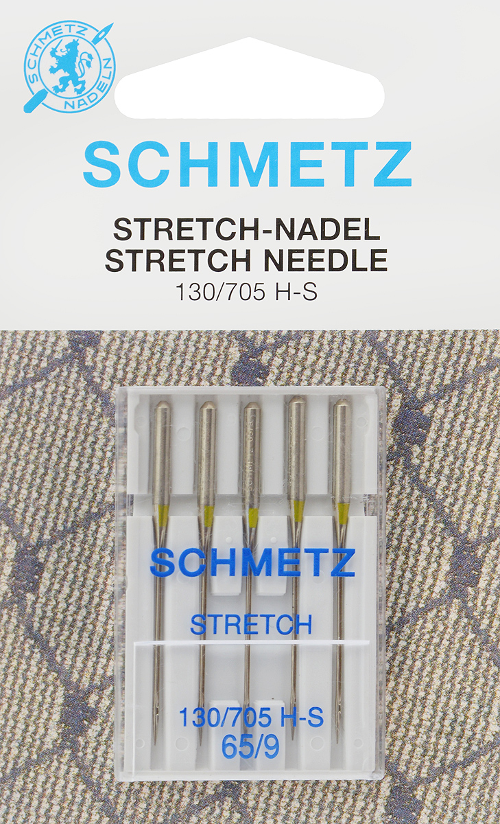 Иглы для бытовых швейных машин Schmetz, для трикотажа, №65, 5 шт22:80.FB2.VJS Иглы для бытовых швейных машин Schmetz, для трикотажа, №65, 5 шт22:80.FB2.VJSСпециальные иглы Schmetz, выполненные из никеля, подходят для бытовых швейных машин всех марок. В набор входят иглы, которые идеально подходят для всех трикотажных материалов. Каждая игла имеет цветовой код. В комплекте пластиковый футляр для переноски и хранения. Система игл: 130/705 H-S. Номера игл: 65/9.