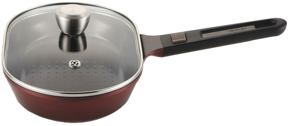 Сковорода для рыбы Frybest MyPan, со съемной ручкой, со стеклянной крышкой, с керамическим покрытием. Диаметр 28 смEK-MP-H28G Сковорода для рыбы Frybest MyPan, со съемной ручкой, со стеклянной крышкой, с керамическим покрытием. Диаметр 28 смEK-MP-H28GКоллекция посуды MyPan с керамическим покрытием Ecolon Superior — это универсальный набор с эксклюзивной системой съемной ручки, разработанной специалистами концерна NEOFLAM (Южная Корея). Данная сковорода отлично подойдет для тушения, жарки, запекания и выпечки, особенно для жарки или запекания рыбы — механизм съемной ручки позволяет доводить блюда до готовности, переставляя с плиты в духовой шкаф. 1. съемная ручка с легкой и надежной системой крепления 2. современное и экологичное керамическое покрытие Ecolon Superior — не пригорает, легко моется и устойчиво к царапинам и повреждениям 3. оптимальная толщина дна и стенок для равномерного прогрева 4. ребристая поверхность дна задержит излишки масла и жир, чтобы стейк был максимально полезным Подходит для всех видов плит (кроме индукционной), можно использовать в духовом шкафу (без ручки).