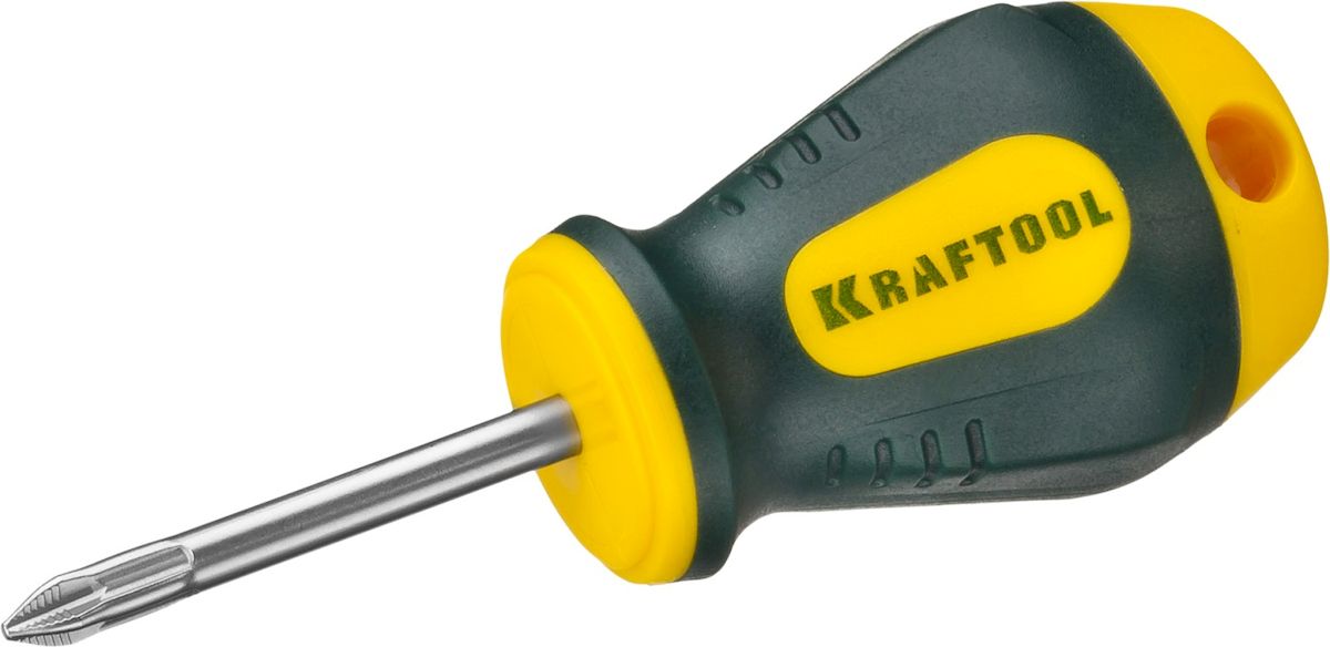 Отвертка Kraftool Expert, PH 1, 38 мм250072-1-038 Отвертка Kraftool Expert, PH 1, 38 мм250072-1-038Профессиональная диэлектрическая отвертка KRAFTOOL X-Drive серии EXPERT выполнена из высококачественных материалов. Кованый закаленный хромомолибденованадиевый стержень обеспечивает длительный срок службы. Система насечек NSS предотвращает выскальзывания из крепежа. Отвертка оснащена эргономичной рукояткой с нескользящим покрытием. Длина рабочей части: 38 мм. Размер рабочей части: PH 1.