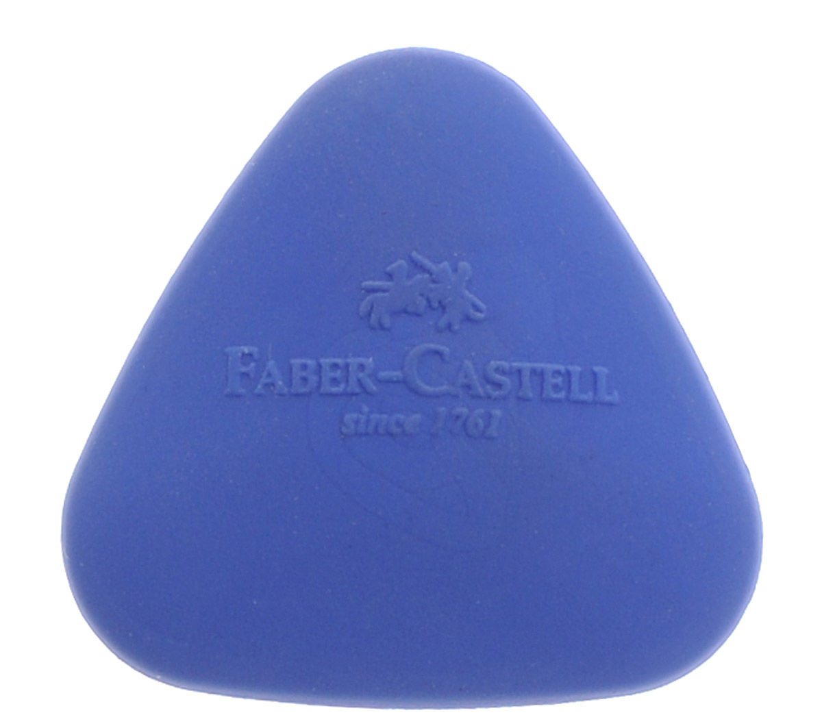 Faber-Castell Ластик формованный треугольный цвет синий589024_синий Faber-Castell Ластик формованный треугольный цвет синий589024_синийЛастик Faber-Castell - незаменимый аксессуар на рабочем столе не только школьника или студента, но и офисного работника. Он легко и без следа удаляет надписи, сделанные карандашом. Ластик имеет форму треугольника и его очень удобно держать в руке.