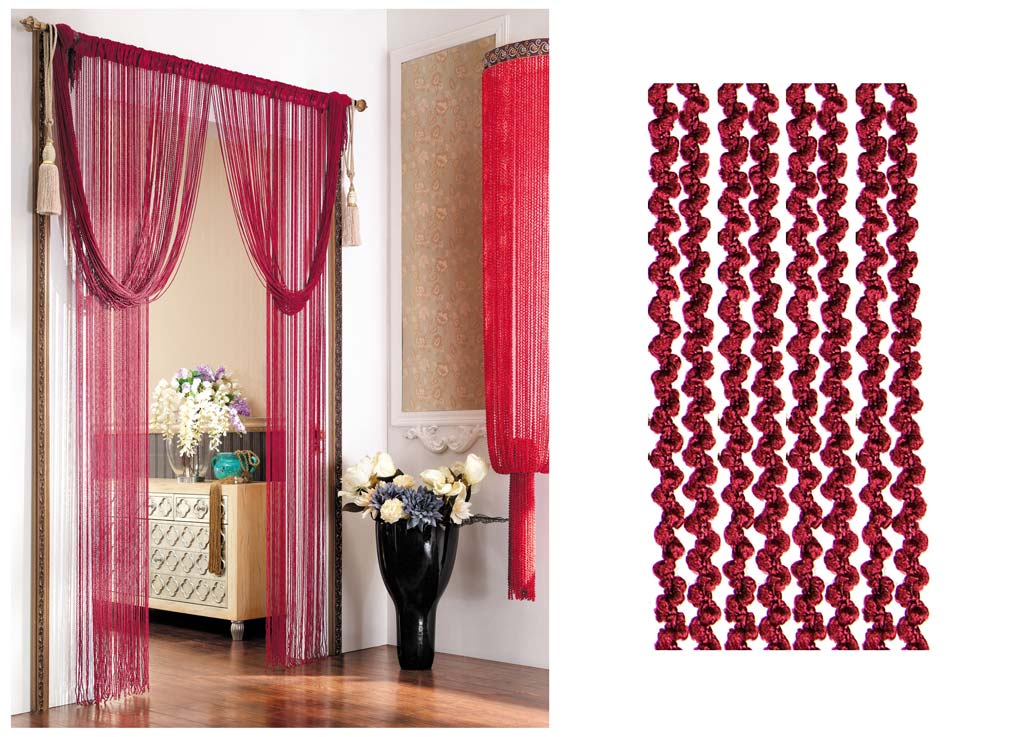 Штора нитяная Magnolia Кисея, цвет: красный, высота 290 см. CQ X055-473625 Штора нитяная Magnolia Кисея, цвет: красный, высота 290 см. CQ X055-473625Декоративная нитяная штора для дизайнерских решений в вашем доме. Подходит как для зонирования пространства, а так же декорации окна, как самостоятельное решение или дополнение к шторам.