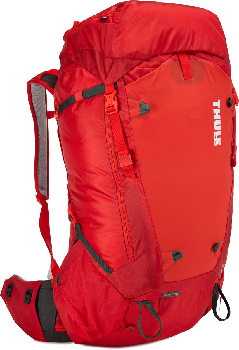 Рюкзак мужской Thule Versant, цвет: красный, 70 лa026124 Рюкзак мужской Thule Versant, цвет: красный, 70 лa026124Мужской туристический рюкзак Thule Versant 70 л - универсальный легкий походный рюкзак, укомплектован регулируемыми поясными ремнями, легкодоступными карманами и верхним клапаном, который трансформируется в рюкзак с одной лямкой. Идеальный вариант для тех, кто любит более долгие походы и нуждается в более вместительном (но не более тяжелом) рюкзаке. Легко регулируется для идеальной посадки: по спине в пределах 12 см, поясной ремень — в диапазоне 10 см.Съемный водонепроницаемый сворачивающийся карман VersaClick защищает снаряжение от непогоды. Регулируемый поясной ремень совместим со взаимозаменяемыми аксессуарами VersaClick (продаются отдельно.) Система StormGuard — это комбинация частичного дождевого чехла с водонепроницаемым нижним слоем для создания полностью защищенного от непогоды рюкзака. Конструкция StormGuard обеспечивает удобный доступ к снаряжению, препятствует проникновению влаги и более надежна, чем обычный дождевой чехол. Удобный доступ к боковым карманам даже при надетом дождевом чехле. Верхняя крышка трансформируется в рюкзак с одной лямкой для горных прогулок. Большая панель с подковообразной молнией обеспечивает удобный доступ. Две петли-крепления для треккинговых палок или ледорубов. Передний карман Shove-it Pocket для быстрого доступа.