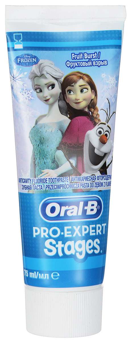 Oral-B Зубная паста Pro-Expert Disney Холодное сердце, 75 млORL-81552605 Oral-B Зубная паста Pro-Expert Disney Холодное сердце, 75 млORL-81552605Вы хотите, чтобы ваши дети научились правильно чистить зубы? Тогда они полюбят зубную пасту Oral-B Pro-Expert Disney Холодное сердце. Благодаря дизайну с любимыми героями ваши дети будут учиться правильно чистить зубы с помощью мятной формулы, которая защищает от кариеса. Используйте вместе с интерактивным приложением Disney Magic Timer от Oral-B, чтобы помочь своим детям чистить зубы рекомендованые стоматологом 2 минуты, и их улыбки будут сиять. Срок хранения – 1 год 11 месяцев. Страна производства - Германия.