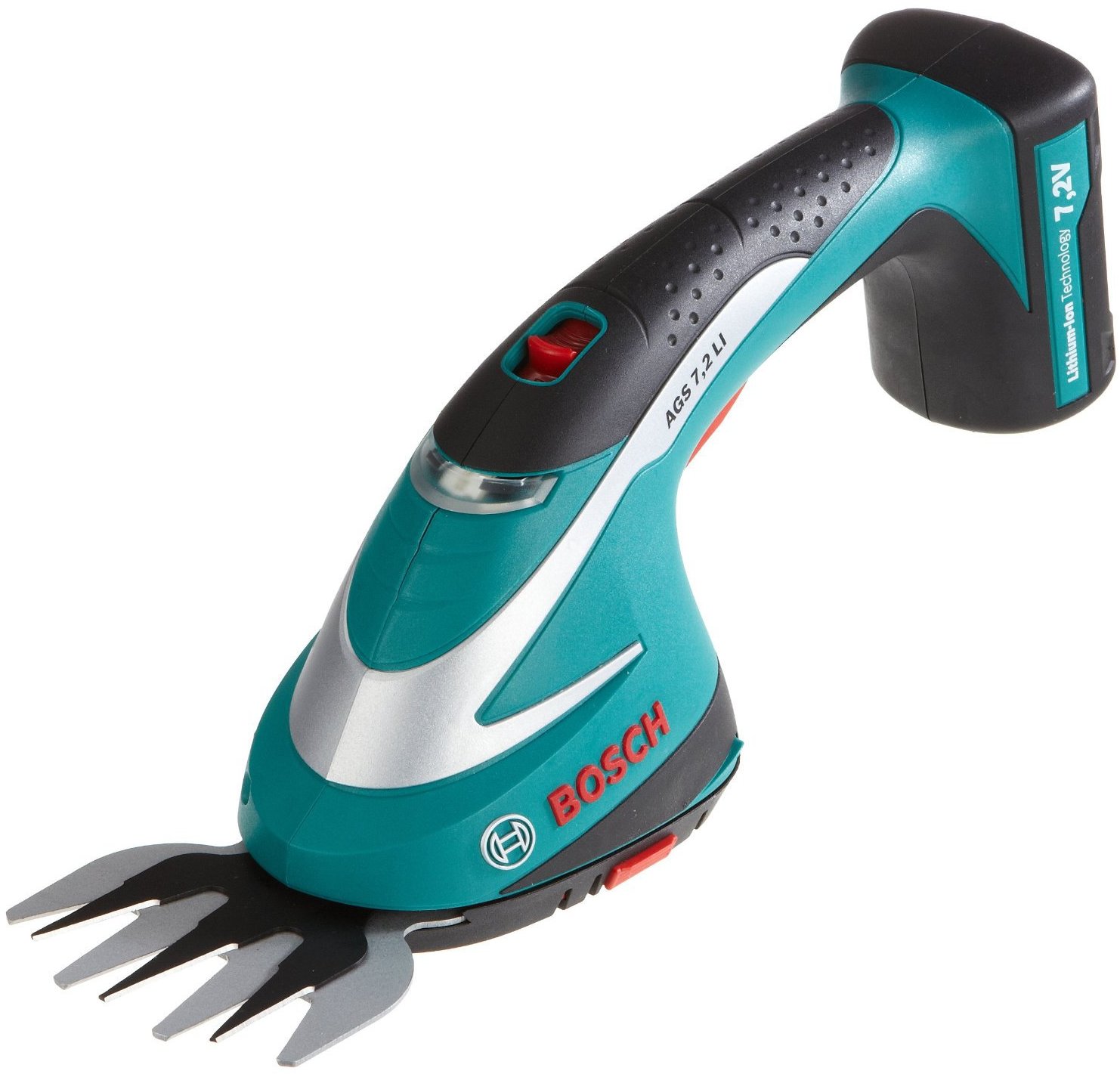 Аккумуляторные ножницы для травы Bosch AGS 7.2 LI 06008560000600856000 Аккумуляторные ножницы для травы Bosch AGS 7.2 LI 06008560000600856000Аккумуляторные ножницы BOSCH AGS 7,2 Li-Ion представляет собой уникальную модель для обработки газонов, уходу за кустарниками и т.д. Данная модель является одной из лучших в своем сегменте, потому что компания BOSCH использовала для ее производства передовые технологии и самые качественные материалы. Эта модель ножниц обладает мощным аккумулятором, который обеспечивает весьма продолжительную работу, а также высокой режущей способностью и замечательные эксплуатационные характеристики. Также нельзя не отметить эргономичный дизайн, который гарантирует простоту в использовании и минимальное количество затраченных усилий во время работы. На корпусе аккумуляторных ножниц предусмотрен индикатор заряда - вы будете в курсе состояния аккумулятора. Приобрести аккумуляторные ножницы BOSCH AGS 7,2 Li-Ion стоит в том случае, если есть необходимость в обработке краев газона, которые не получилось обработать при помощи газонокосилки, а также для стрижки травы под ...