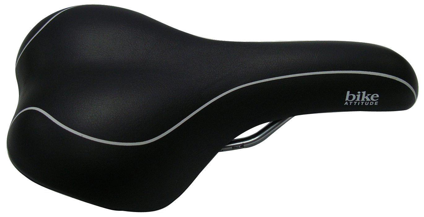 Седло мужсое Bike Attitude Комфорт, гелевое, цвет: черныйDSD0-6106-BA01 Седло мужсое Bike Attitude Комфорт, гелевое, цвет: черныйDSD0-6106-BA01Седло мужксое комфорт, размер 280x167мм, гелевое. Универсальное крепление.