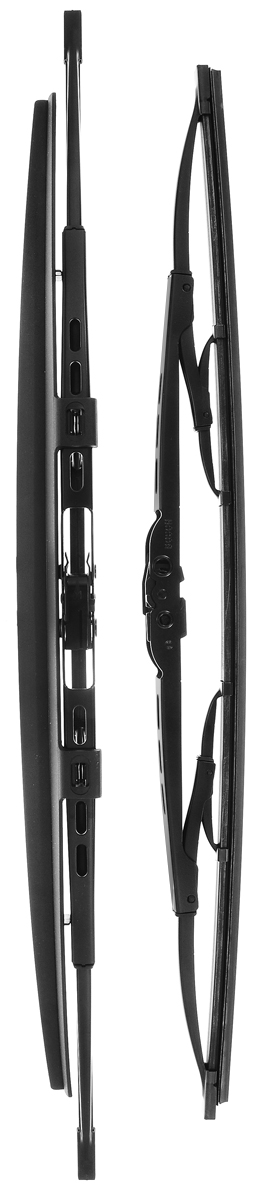 Щетка стеклоочистителя Bosch 533S, каркасная, со спойлером, длина 47,5/53 см, 2 шт3397118406 Щетка стеклоочистителя Bosch 533S, каркасная, со спойлером, длина 47,5/53 см, 2 шт3397118406Комплект Bosch 533S состоит из двух щеток разной длины, выполненных по современной технологии из высококачественных материалов. Они обеспечивает идеальную очистку стекла в любую погоду. TWIN Spoiler - серия классических каркасных щеток со спойлером от компании Bosch. Эти щетки имеют полностью металлический каркас с двойной защитой от коррозии и сверхточный профиль резинового элемента с двумя чистящими кромками. Спойлер выполнен в виде крыла, который закрывает каркас щетки от воздушного потока. Комплектация: 2 шт. Длина щеток: 47,5 см; 53 см.
