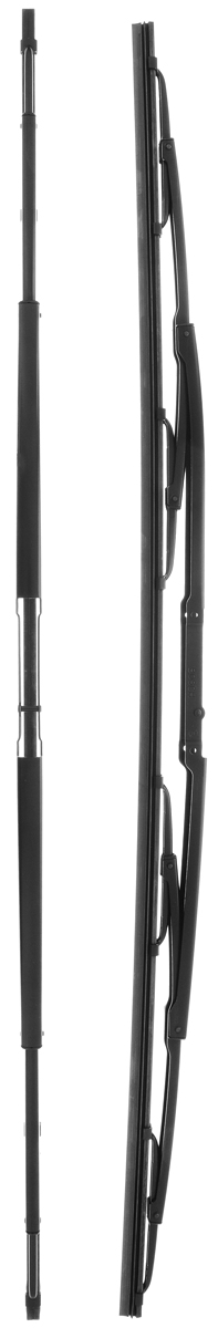 Щетка стеклоочистителя Bosch 808, каркасная, длина 65 см, 2 шт3397005808 Щетка стеклоочистителя Bosch 808, каркасная, длина 65 см, 2 шт3397005808Щетка Bosch 808, выполненная по современной технологии из высококачественных материалов, оптимально подходит для замены оригинальных щеток, установленных на конвейере. Обеспечивает идеальную очистку стекла в любую погоду. TWIN - серия классических каркасных щеток от компании Bosch. Эти щетки имеют полностью металличеcкий каркас с двойной защитой от коррозии и сверхточный профиль резинового элемента с двумя чистящими кромками. Комплектация: 2 шт.
