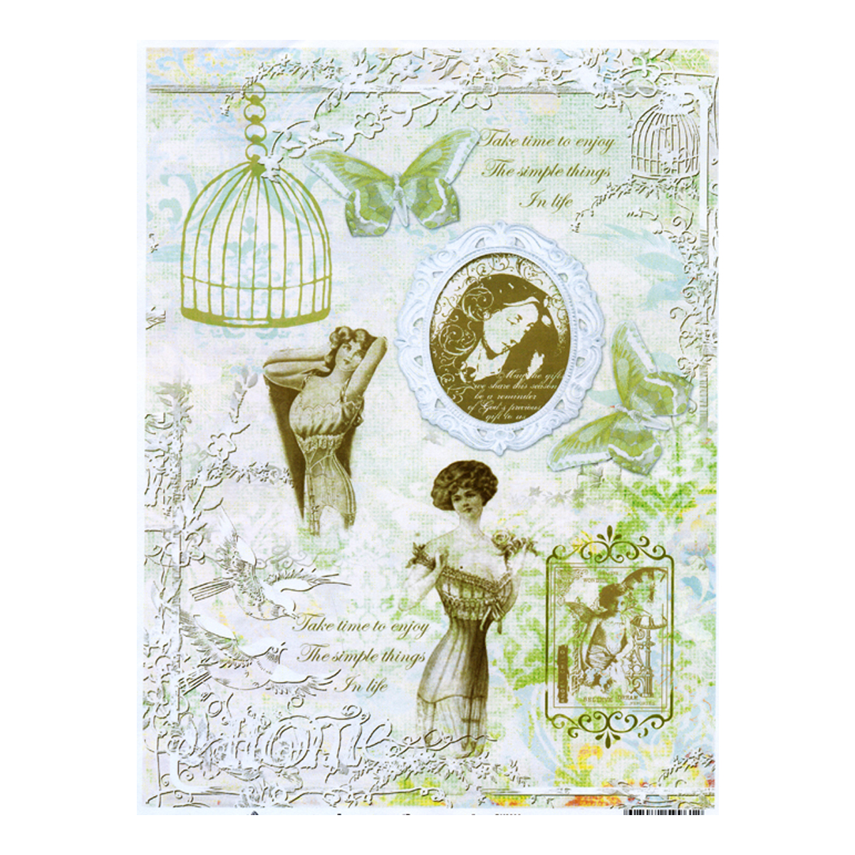 Декупажная карта Freedecor Винтажные мечты, А4, 70 гр./м.кв. Dk 3006C0042415 Декупажная карта Freedecor Винтажные мечты, А4, 70 гр./м.кв. Dk 3006C0042415Декупажная карта - оригинальная специальная бумага с нанесенным рисунком для использования в технике декупажа. Интересные мотивы, изображенные на бумаге, сделают процесс рукоделия занятным.