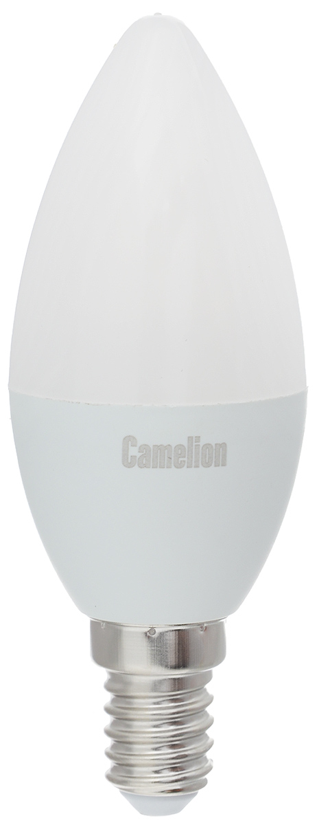 Лампа светодиодная Camelion, холодный свет, цоколь Е14, 7W12074 Лампа светодиодная Camelion, холодный свет, цоколь Е14, 7W12074Светодиодная лампа Camelion - это инновационное решение, разработанное на основе новейших светодиодных технологий (LED) для эффективной замены любых видов галогенных или обыкновенных ламп накаливания во всех типах осветительных приборов. Она хорошо подойдет для освещения квартир, гостиниц и ресторанов. Лампа не содержит ртути и других вредных веществ, экологически безопасна и не требует утилизации, не выделяет при работе ультрафиолетовое и инфракрасное излучение. Напряжение: 220-240 В / 50 Гц. Индекс цветопередачи (Ra): 77+. Угол светового пучка: 220°. Использовать при температуре: от -30° до +40°.