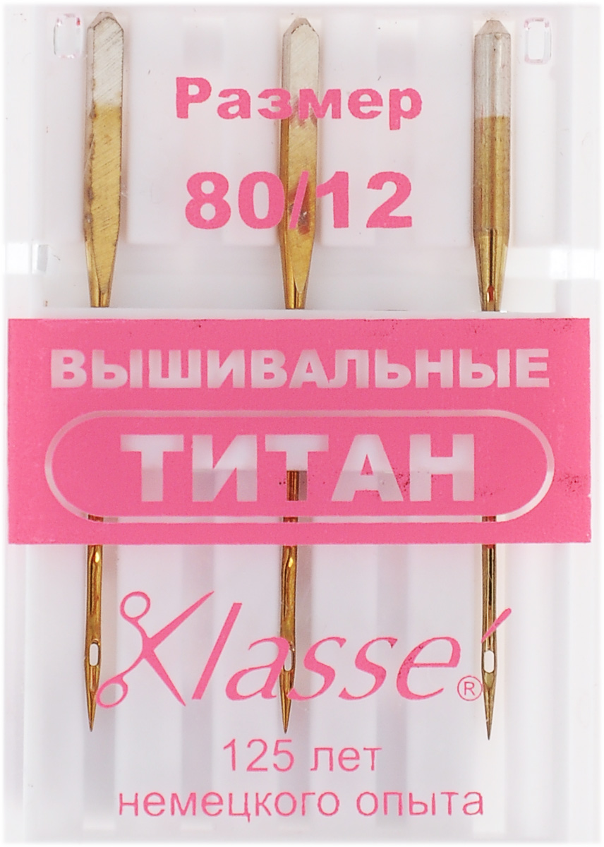 Иглы для бытовых швейных машин Hemline, вышивальные, титановые, №80, 3 штA6180.80T Иглы для бытовых швейных машин Hemline, вышивальные, титановые, №80, 3 штA6180.80TИглы Hemline, выполненные из титана, идеально подходят для тканей с двухсторонним стрейчем (эластичные ткани, лайкра), особенно для тех, которые содержат лайкровую резинку, используемую в купальных костюмах и нижнем белье. Специально вытянутая игла предотвращает пропуск стежков. В комплекте пластиковый футляр для переноски и хранения. Размер: 80/12. Длина игл: 3,8 см.