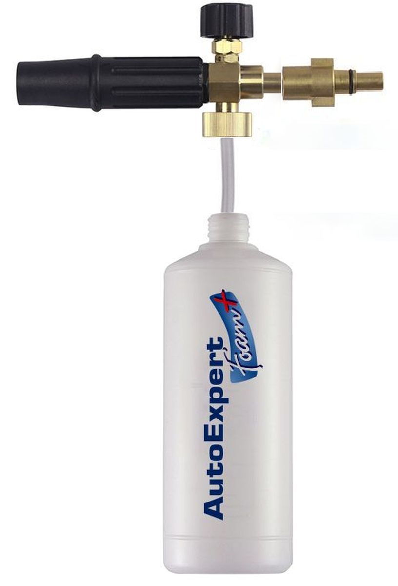 Пенная насадка AutoExpert Foam+ K для моек высокого давления Karcher1001103 Пенная насадка AutoExpert Foam+ K для моек высокого давления Karcher1001103Пенная насадка для моек высокого давления Karcher. Предназначена для формирования и нанесения бесконтактного моющего средства (пены). Совместимость: бытовые мойки Karcher серий K2, K3, K4, K5, K6, K7. Внимание- Не совместима с моделями Karcher серии HD