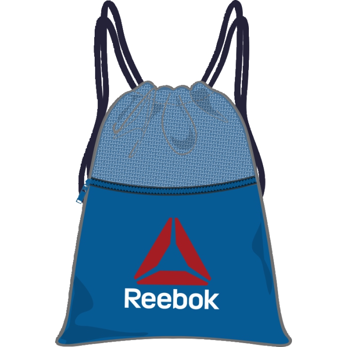Рюкзак спортивный Reebok Os Gymsack, цвет: синий. AY0526AY0526 Рюкзак спортивный Reebok Os Gymsack, цвет: синий. AY0526AY0526Спортивный рюкзак выполнен из прочного полиэстера. Модель застегивается на регулируемый шнурок для комфорта. Карман спереди на молнии для хранения мелочей.