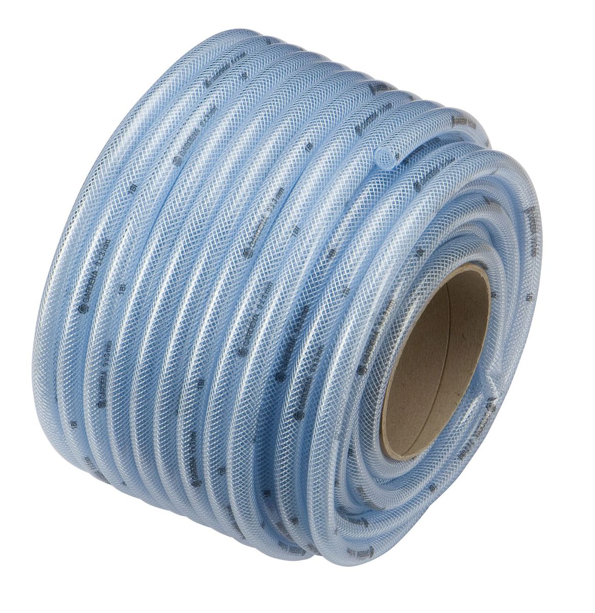 Gardena Шланг армированный прозрачный 13х3,5 мм x 1 м (в бухте 50 м)04978-20.000.00 Gardena Шланг армированный прозрачный 13х3,5 мм x 1 м (в бухте 50 м)04978-20.000.00Шланг армированный прозрачный 13 x 3.5 мм С текстильным армированием, устойчивость к температурам (-10°C ... +50°С), без содержания регенератов, кадмия, свинца и бария