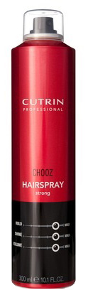Cutrin Лак сильной фиксации Hair Spray Strong, 300 мл12760 Cutrin Лак сильной фиксации Hair Spray Strong, 300 мл12760Обеспечивает сильную фиксацию, оставляя волосы подвижными и эластичными. Позволяет выполнять укладку непосредственно в процессе нанесения продукта. Легко удаляется при расчесывании. Пантенол и натуральный бетаин оказывают на волосы ухаживающий эффект.