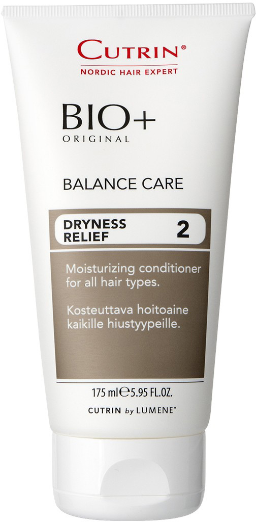 Cutrin Увлажняющий бальзам-кондиционер Balance Care, 175 мл14230 Cutrin Увлажняющий бальзам-кондиционер Balance Care, 175 мл14230Увлажняющий бальзам для всех типов волос идеально подходит для сухой и чувствительной кожи головы. Поддержвает баланс влажности кожи головы. Укрепляет и увлажняет волосы, дает им жизненную силу. Содержит BIO+ Active ComplexTM. Делает волосы более послушными, значительно облегчает расчесывание волос. Оливковое масло ухаживает за волосами и кожей головы. Подходит для использования со всеми шампунями BIO+. Сохраняет цвет окрашенных волос.