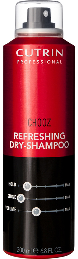 Cutrin Сухой шампунь Chooz Refreshing Dry-Shampoo, 200 млCUG10-12773 Cutrin Сухой шампунь Chooz Refreshing Dry-Shampoo, 200 млCUG10-12773Cutrin Chooz Refreshing Dry - Shampoo Сухой шампунь уникальное профессиональное ухаживающее средство для любого типа волос. Предназначено для сухого очищения без использования воды, придает невероятное чувство чистоты и свежести, делает волосы красивыми, естественно ухоженными в перерывах между обычным мытьем. Не утяжеляет волосы, совершенно не оставляет никаких следов, подходит как для темных, так и окрашенных или мелированных волос. Абсорбенты природного происхождения бережно устраняют с волос загрязнения и жирный налет, в результате чего волосы приобретают естественный сияющий блеск и красивый ухоженный вид. Cutrin Chooz Refreshing Dry-Shampoo это невероятно роскошные волосы без проблем всего за несколько минут! Будьте всегда очаровательны и уверенны в себе!