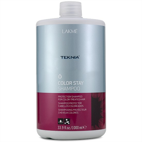 Lakme Шампунь для защиты цвета окрашенных волос Shampoo, 1000 мл47511 Lakme Шампунь для защиты цвета окрашенных волос Shampoo, 1000 мл47511Специальная pH формула восстанавливает поврежденный кутикулярный слой волос. Надолго сохраняет цвет окрашенных волос, замедляя потерю пигмента. Комбинация семян подсолнечника и УФ – фильтров действует в качестве защиты от внешних факторов. Шампунь для защиты цвета окрашенных волос Lakme Teknia Color Stay Shampoo содержит WAA™ – комплекс растительных аминокислот, ухаживающий за волосами и оказывающий глубокое воздействие изнутри. Стойкий результат надолго, богатый и насыщенный цвет. Блестящие, мягкие и эластичные волосы.