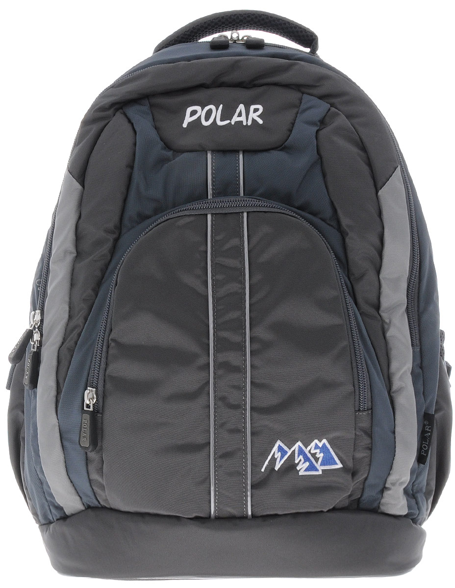 Рюкзак детский городской Polar, 24 л, цвет: серый. П221-06D-255/11 Рюкзак детский городской Polar, 24 л, цвет: серый. П221-06D-255/11Рюкзак фирмы Polar изготовлен из ткани с водоотталкивающей пропиткой. Жесткая спинка рюкзака имеет специальные вставки для лучшего воздухообмена. Новая конструкция лямок позволяет регулировать их не только по длине, но и согласно Вашему росту. Специальное крепление в верхней части каждой лямки поможет отрегулировать их так, что рюкзак сможет носить как взрослый, так и ребенок, не создавая дискомфорта для спины. Жесткое дно делает рюкзак устойчивым и дополняет удобством при ношении.