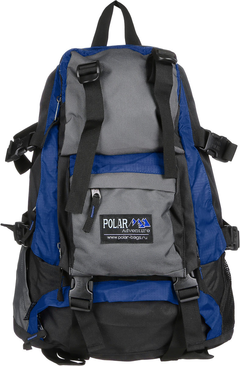 Рюкзак городской Polar, 16 л, цвет: синий. П956-04П956-04 Рюкзак городской Polar, 16 л, цвет: синий. П956-04П956-04Удобный вместительный рюкзак для всего самого необходимого на отдыхе. Жесткая спинка и удобные лямки повторяющие форму плеча с дополнительной грудной и поясничной стяжками позволяет уменьшить нагрузку на спину и сделает ваш отдых максимально комфортным. Большое отделение с дополнительным карманом на молнии (кошелек, документы) внутри. С внешней стороны расположены стяжки для регулирования объема. Два боковых кармана (правый на молнии, левый из сетки), карман для обуви, три небольших кармана для мелких вещей, один из которых с клапаном и двумя вертикальными молниями застежками и дополнительными отделениями. Рюкзак выполнен из прочного полиэстера с водоотталкивающей пропиткой.