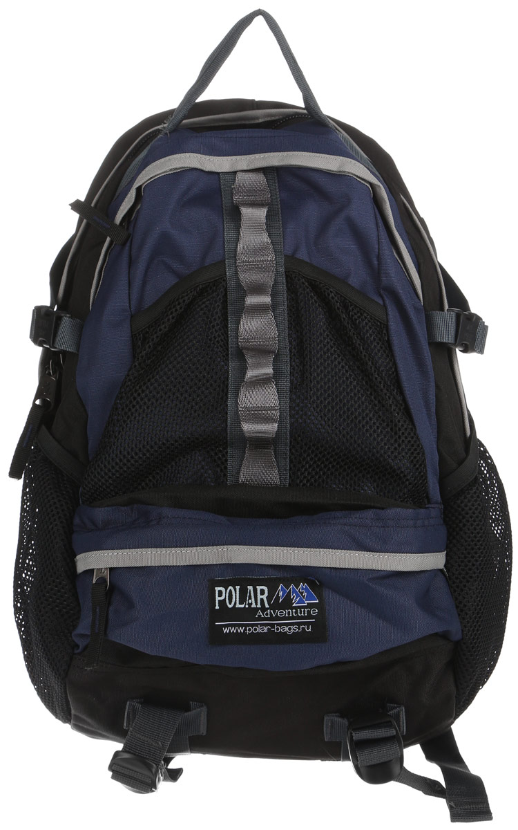 Рюкзак городской Polar, 20 л, цвет: синий. П909-04RivaCase 8460 black Рюкзак городской Polar, 20 л, цвет: синий. П909-04RivaCase 8460 blackРюкзак для города, путешествий и активного отдыха. Вентилируемая и удобная спинка, мягкие плечевые лямки создают дополнительный комфорт при ношении. Основное отделение для персональных вещей и документов A4 на двухсторонних молниях для удобства. Маленький карман для mp3, CD плеера. Выход под наушники. Большой передний карман с органайзером. Так же есть грудные стяжки, фиксирующие его удобное положение. Боковой карман из трикотажной сетки для бутылки с водой.