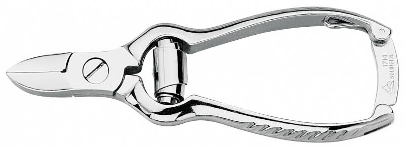 Becker-Manicure ERBE Кусачки для ногтей 11,5 см. 9171491714 Becker-Manicure ERBE Кусачки для ногтей 11,5 см. 9171491714Кусачки для твердой ногтевой пластины рук и ног из высококачественной кованой стали, позволяют сделать ровный срез и решить проблему вросшего ногтя. Замена изделия не осуществляется в следующих случаях: - Использование не по назначению - Самостоятельный ремонт - Нарушение условий хранения Длина кусачек 12 см. Хранить в сухом недоступном для детей месте.