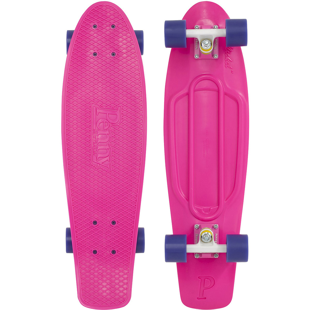 Пенни борд Penny Original 22, цвет: PinkCRL-1 Пенни борд Penny Original 22, цвет: PinkCRL-1Penny продукт 12-ти летнего опыта в производстве скейтбордов Бена Маккея. В Penny он вложил все что знал о дизайне и производстве, чтобы придумать качественную, крепкую, фановую и цветную виниловую доску пенни. PENNY комплект лонгборд для детей от 4-х лет. Предназначен для активного отдыха.