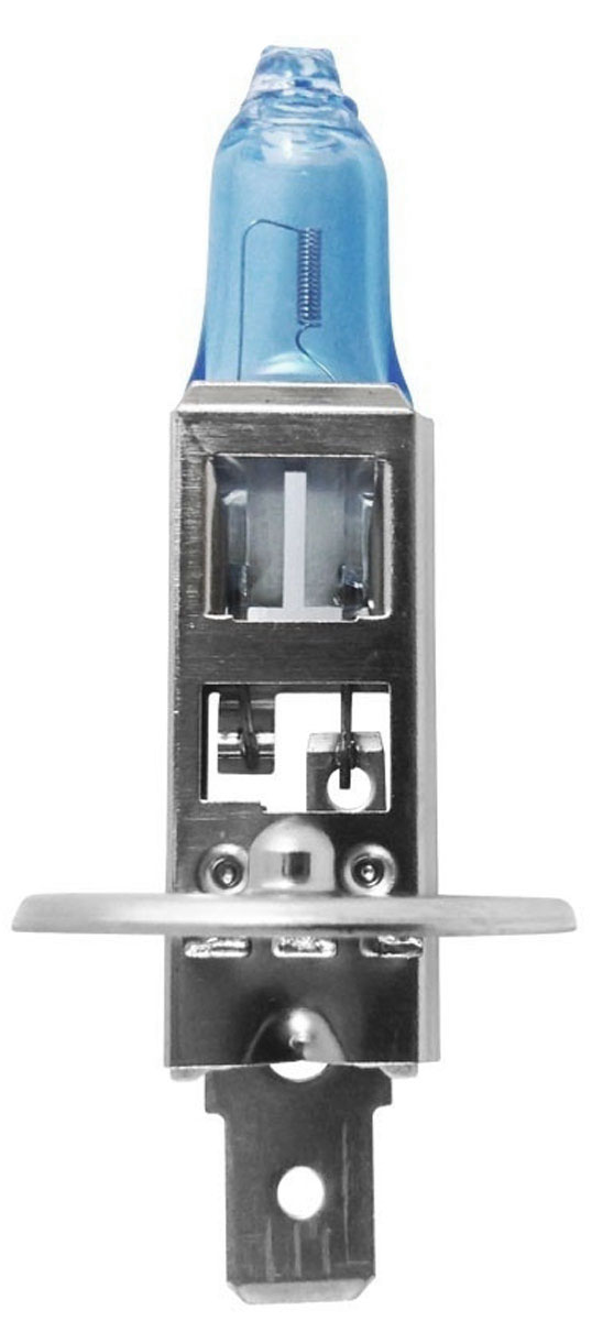 Лампа автомобильная галогенная Philips CrystalVision, для фар, цоколь H1 (P14,5s), 12V, 55W12258CVB1 (бл.) Лампа автомобильная галогенная Philips CrystalVision, для фар, цоколь H1 (P14,5s), 12V, 55W12258CVB1 (бл.)Автомобильная галогенная лампа Philips CrystalVision произведена из запатентованного кварцевого стекла с УФ фильтром Philips Quartz Glass. Кварцевое стекло Philips в отличие от обычного твердого стекла выдерживает гораздо большее давление смеси газов внутри колбы, что препятствует быстрому испарению вольфрама с нити накаливания. Кварцевое стекло выдерживает большой перепад температур, при попадании влаги на работающую лампу изделие не взрывается и продолжает работать. Лампы Philips CrystalVision имеют мощный белый свет с цветовой температурой 4300К. Разработаны для водителей, которым необходимо яркое освещение на дороге и важен индивидуальный стиль. Увеличенная светоотдача позволяет гораздо лучше различать дорожные знаки и препятствия. Лампы подходят для всех погодных условий, особенно ощутимый визуальный комфорт при поездках в ночное время. Автомобильные галогенные лампы Philips удовлетворят все нужды автомобилистов: дальний свет, ближний свет, передние...