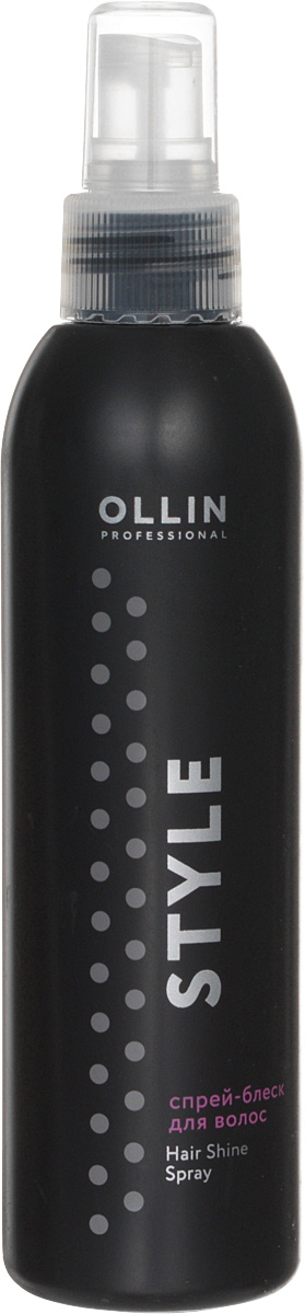 Ollin Спрей-блеск для волос Professional Style Hair Shine Spray 200 мл729735 Ollin Спрей-блеск для волос Professional Style Hair Shine Spray 200 мл729735Придает блеск волосам на завершающем этапе укладки. Не утяжеляет.