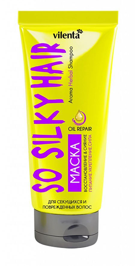 Vilenta Маска So Silky Hair для сухих и поврежденных волос, 200 мл3078 Vilenta Маска So Silky Hair для сухих и поврежденных волос, 200 мл3078Экстракт Крапивы подарит волосам жизненную энергию и будет оберегать их от вредного воздействия окружающей среды.Ромашка позаботится, чтобы волосы выглядели просто блестяще в прямом и переносном смысле.Ромашка позаботится, чтобы волосы выглядели просто блестяще в прямом и переносном смысле.В шампунь мы добавили немного настоящего Хмеля, поскольку он способствует укреплению корней волос и восстанавливает здоровье кожи головы.Репейное масло — это скорая помощь для сухих и утративших силу волос. Масло увлажнит, смягчит и напитает Ваши волосы.Пантенол встанет на защиту от ультрафиолетовых лучей и высоких температур, сделает Ваши волосы легкими и гладкими.