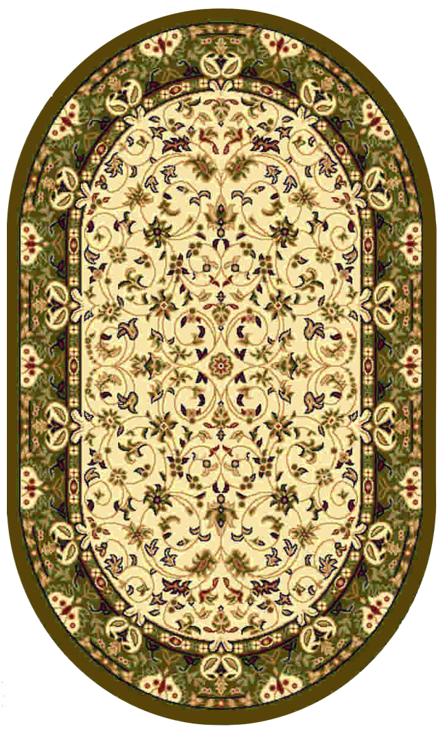 Ковер Kamalak tekstil, овальный, 100 x 150 см. УК-0144ES-412 Ковер Kamalak tekstil, овальный, 100 x 150 см. УК-0144ES-412Ковер Kamalak Tekstil изготовлен из прочного синтетического материала heat-set, улучшенного варианта полипропилена (эта нить получается в результате его дополнительной обработки). Полипропилен износостоек, нетоксичен, не впитывает влагу, не провоцирует аллергию. Структура волокна в полипропиленовых коврах гладкая, поэтому грязь не будет въедаться и скапливаться на ворсе. Практичный и износоустойчивый ворс не истирается и не накапливает статическое электричество. Ковер обладает хорошими показателями теплостойкости и шумоизоляции. Оригинальный рисунок позволит гармонично оформить интерьер комнаты, гостиной или прихожей. За счет невысокого ворса ковер легко чистить. При надлежащем уходе синтетический ковер прослужит долго, не утратив ни яркости узора, ни блеска ворса, ни упругости. Самый простой способ избавить изделие от грязи - пропылесосить его с обеих сторон (лицевой и изнаночной). Влажная уборка с применением шампуней и моющих средств не противопоказана. Хранить рекомендуется в свернутом рулоном виде.