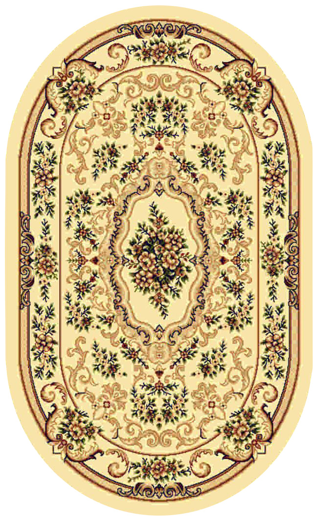 Ковер Kamalak tekstil, овальный, 100 x 150 см. УК-0102УК-0102 Ковер Kamalak tekstil, овальный, 100 x 150 см. УК-0102УК-0102Ковер Kamalak Tekstil изготовлен из прочного синтетического материала heat-set, улучшенного варианта полипропилена (эта нить получается в результате его дополнительной обработки). Полипропилен износостоек, нетоксичен, не впитывает влагу, не провоцирует аллергию. Структура волокна в полипропиленовых коврах гладкая, поэтому грязь не будет въедаться и скапливаться на ворсе. Практичный и износоустойчивый ворс не истирается и не накапливает статическое электричество. Ковер обладает хорошими показателями теплостойкости и шумоизоляции. Оригинальный рисунок позволит гармонично оформить интерьер комнаты, гостиной или прихожей. За счет невысокого ворса ковер легко чистить. При надлежащем уходе синтетический ковер прослужит долго, не утратив ни яркости узора, ни блеска ворса, ни упругости. Самый простой способ избавить изделие от грязи - пропылесосить его с обеих сторон (лицевой и изнаночной). Влажная уборка с применением шампуней и моющих средств не противопоказана. ...