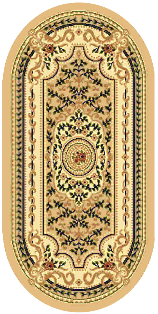 Ковер Kamalak tekstil, овальный, 100 x 150 см. УК-0395УК-0395 Ковер Kamalak tekstil, овальный, 100 x 150 см. УК-0395УК-0395Ковер Kamalak Tekstil изготовлен из прочного синтетического материала heat-set, улучшенного варианта полипропилена (эта нить получается в результате его дополнительной обработки). Полипропилен износостоек, нетоксичен, не впитывает влагу, не провоцирует аллергию. Структура волокна в полипропиленовых коврах гладкая, поэтому грязь не будет въедаться и скапливаться на ворсе. Практичный и износоустойчивый ворс не истирается и не накапливает статическое электричество. Ковер обладает хорошими показателями теплостойкости и шумоизоляции. Оригинальный рисунок позволит гармонично оформить интерьер комнаты, гостиной или прихожей. За счет невысокого ворса ковер легко чистить. При надлежащем уходе синтетический ковер прослужит долго, не утратив ни яркости узора, ни блеска ворса, ни упругости. Самый простой способ избавить изделие от грязи - пропылесосить его с обеих сторон (лицевой и изнаночной). Влажная уборка с применением шампуней и моющих средств не противопоказана. ...