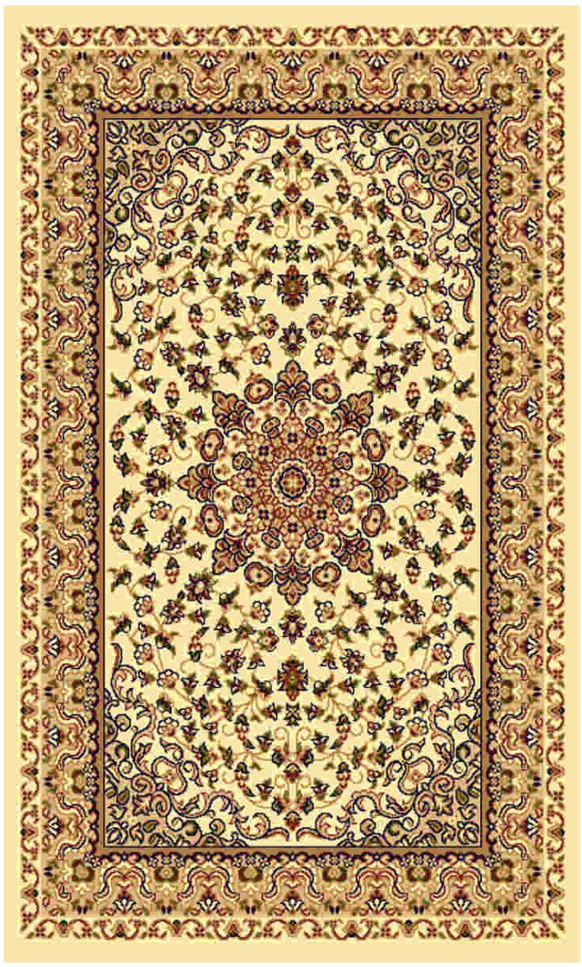 Ковер Kamalak tekstil, прямоугольный, 100 x 150 см. УК-0197UP210DF Ковер Kamalak tekstil, прямоугольный, 100 x 150 см. УК-0197UP210DFКовер Kamalak Tekstil изготовлен из прочного синтетического материала heat-set, улучшенного варианта полипропилена (эта нить получается в результате его дополнительной обработки). Полипропилен износостоек, нетоксичен, не впитывает влагу, не провоцирует аллергию. Структура волокна в полипропиленовых коврах гладкая, поэтому грязь не будет въедаться и скапливаться на ворсе. Практичный и износоустойчивый ворс не истирается и не накапливает статическое электричество. Ковер обладает хорошими показателями теплостойкости и шумоизоляции. Оригинальный рисунок позволит гармонично оформить интерьер комнаты, гостиной или прихожей. За счет невысокого ворса ковер легко чистить. При надлежащем уходе синтетический ковер прослужит долго, не утратив ни яркости узора, ни блеска ворса, ни упругости. Самый простой способ избавить изделие от грязи - пропылесосить его с обеих сторон (лицевой и изнаночной). Влажная уборка с применением шампуней и моющих средств не противопоказана. Хранить рекомендуется в свернутом рулоном виде.