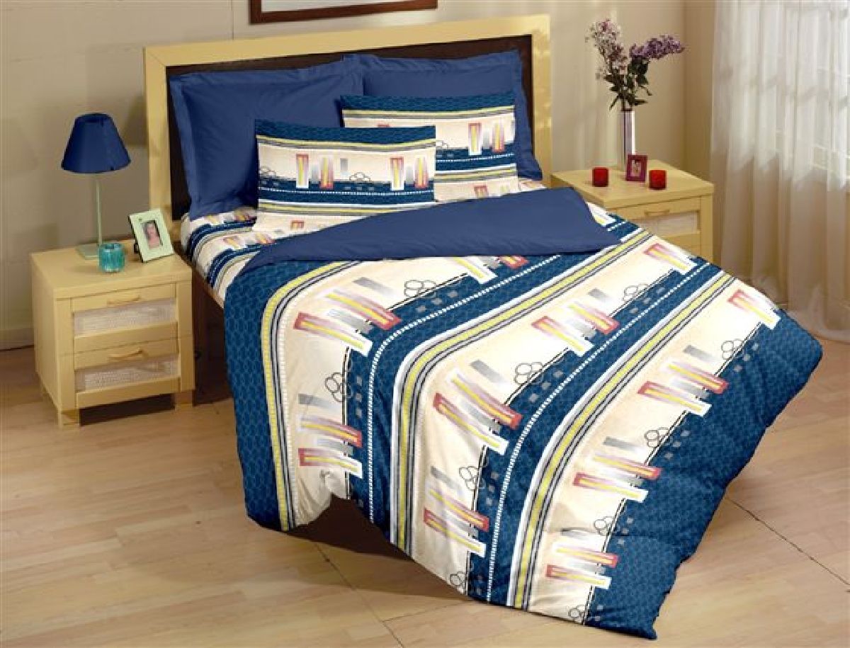 Комплект белья Liya Home Collection Мегаполис, 2-спальный, наволочки 70x70, цвет: голубой. 00001200015460000120001546 Комплект белья Liya Home Collection Мегаполис, 2-спальный, наволочки 70x70, цвет: голубой. 00001200015460000120001546Liya Tekstil производитель тканей и готовой продукции для дома.В нашем ассортименте комплекты постельного белья из - поплина ( 100% хлопок пл 115х125 гр/м2 ),- сатина ( 100% хлопок пл 130х140 гр/м2,) ,поликаттон (60%хлопка,40%пэ 115гр/м2), крашение реактив.Мы гарантируем ГОСТовский пошив наших комплектов, эксклюзивная упаковка которая пользуется спросом на рынке.