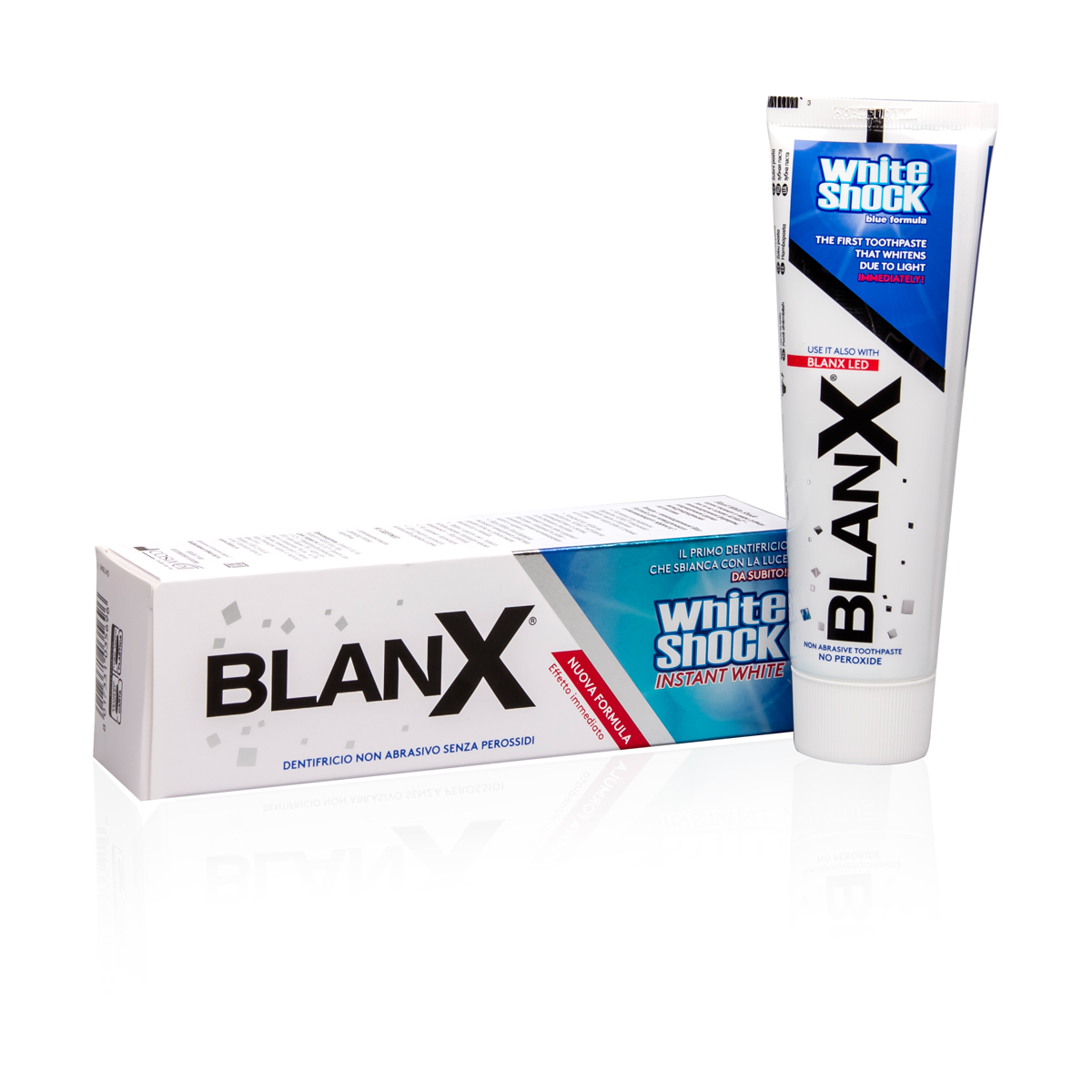 Blanx зубная паста WS blue formula v 15, 75mlGA1184800 Blanx зубная паста WS blue formula v 15, 75mlGA1184800Зубная паста на основе ActiluX- инновационной формулы, защищенной двумя международными патентами. Blue Formulа оказывает немедленное отбеливающий эффект Не содержит пероксидов.